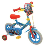 Thomas & Friends 12 Inch Bike Toys for Boys and Girls - Officially Licensed Kids Bike with Stabilisers - Kids Cycle with Adjustable Handlebars and Seat - Balance Bike 3+ Year Old