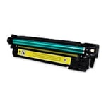 Cartouche compatible - Toner Laser Jaune Toner générique Yellow remanufacturé équivalent au modèle de marque HP CE252A pour imprimante HP Color LaserJet CM3530 CP3525 CP3525n CP3525dn.