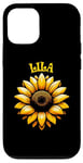 Coque pour iPhone 14 Lila Joli motif tournesol pour fille Lila