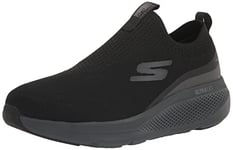 Skechers Men's GOrun Elevate-Athletic Slip-on Workout Running Shoe Sneaker with Cushioning, Black, 6.5 UK X-Wide