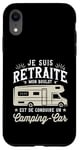 Coque pour iPhone XR Camping Car Papy Humour Camping Car Cadeau Campeur Retraite