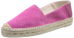 Geox Femme D LAMPEDUSA Sandale compensée Espadrille, Cyclamen, 38 EU