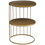 Atmosphera Créateur D'intérieur - Table d appoint Kobu doré D36cm