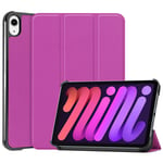 iPad Mini 7th Gen (2024) Fodral Tri-fold Lila