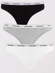 Calvin Klein 3 Pack Brief - Black, Black, Size 2Xl, Women