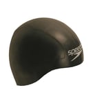 Speedo Aqua V Racing Cap Swimming Cap Mixte Adulte, Noir, Taille Unique