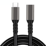 USB 3.2 Type-C förlängningskabel USB-C PD 100W hane till hona 2M 2m