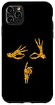 iPhone 11 Pro Max University Varsity-Gold Skeleton Shh Say Less Varsity-Gold Case