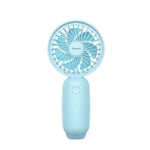 Mini Fan Usb Protable Handheld Fan 3-Speed Mini Usb Rechargeable Fan With 1500Mah Powerbank Battery