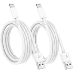 2 M Câble Iphone Original Apple Certifié Mfi, Câble De Charge Iphone Usb Lightning 2 Mètres Rapide Compatible Avec Iphone 14 13 12 11 Pro Max/Mini/Xs/8/7/6 Plus/Se/Ipad