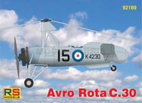 Rs Models 92189 1/72 Avro Rota/Cierva C.30 (4 Décalques Pour Raf, Suède, Suisse)