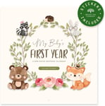 Bright Day Baby's First Year Calendar - 1st Year Tracker - Journal Album To - or