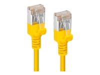 Microconnect - Nettverkskabel - Rj-45 (Hann) Til Rj-45 (Hann) - 1 M - U/Ftp - Cat 6A - Halogenfri, Uten Hindringer, Slank - Gul