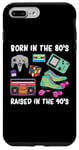 Coque pour iPhone 7 Plus/8 Plus Born The 80's Raised In The 90's Hip Hop Themed Party