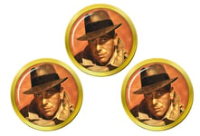 Humphrey Bogart Golf Ball Markers