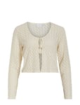 Visolira O-Neck L/S Cardigan Beige Vila