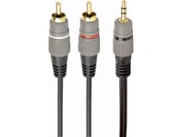 Cable Audio 3.5Mm To 2Rca 5M Gold Cca-352-5M Gembird