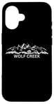 iPhone 16 Wolf Creek Colorado Ski Resort Mountain Silhouette Case