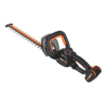 WORX Nitro - Taille-Haies sans Fil 20V - 4Ah - Lame de 56 cm - ⌀27 mm - WG263E (Livré avec Une Batterie et Chargeur, Moteur brushless, Lames à Double Action)