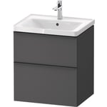 Duravit - Meuble vasque 58 cm D-Neo Gris mat