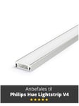 Aluminiumsprofil - Model S til Philips Hue og LIFX - Alu 1 m