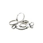 Oc-pro - collier de durite 32-50 bande et capot inox sachet de 10 colliers