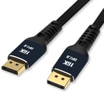 Angusplay 16K DisplayPort 2.0 Cable Supports 16K@60Hz, 10K@60Hz, 8K@60Hz, 4K@165Hz, 4K@144Hz, 80Gbps, Dynamic HDR for Monitor Video Graphics Card etc (1m)