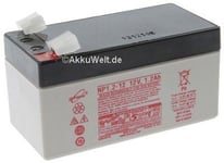 Lead acid battery for Intruder Meldeanlagen Tecno Alarm Detector np1.2 12 12 V 1.2 Ah Battery Battery