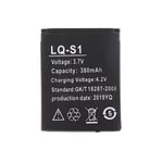 LQ-S1 3.7V 380mAh Uppladdningsbart Li-ion-batteri för Smart Watch Ny o