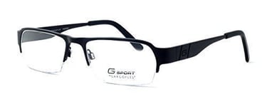 Gargoyles Semi-Rimless Designer Metal Reading Glasses Eliminator Black 53mm+0.50