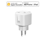 Alexa Tuya Smart Home Switch,Smartlife,WiFi Plug Stocket,Apple Homekit Home Kit,Télécommande sans fil,Prise de courant - Type Homekit EU-1 Pcs