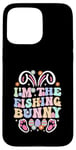 Coque pour iPhone 15 Pro Max Thème de Pâques I'm the Fishing Bunny