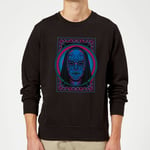 Harry Potter Death Mask Sweatshirt - Black - XL - Noir