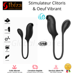 Stimulateur Clitoridien et Oeuf Vibrant IBIZA point G Sextoy Air pulsé Femme sex