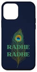 Coque pour iPhone 12 mini Radhe Radhe, expression hindi du Braj indien, saluant Krishna