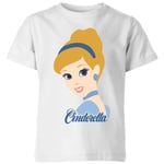 T-Shirt Enfant Disney Silhouette Princesse Cendrillon - Blanc - 3-4 ans - Blanc