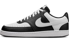 NIKE Homme Court Vision LO Sneaker, Black/White, 47 EU