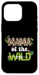 iPhone 16 Pro Mom of the Wild One Jungle Birthday Zoo Safari Wild Birds Case