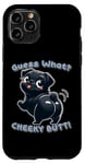 Coque pour iPhone 11 Pro Chien carlin noir drôle Guess What Cheeky Butt mignon garçons filles