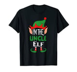 Uncle Elf Costume Funny Matching Group Family Christmas Pjs T-Shirt