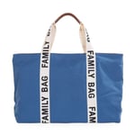 Childhome - Sac à langer Family Bag Signature - Canvas Indigo