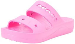 Crocs Women's Via Platform Sandal, Electric Pink, 9 UK