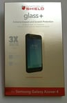 ZAGG - SAMSUNG GALAXY XCover 4 - INVISIBLESHIELD Screen Protector Glass+