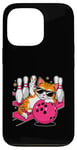 Coque pour iPhone 13 Pro Bowling Tenpin pour chat