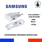 CHARGEUR ORIGINE SAMSUNG MICRO USB 2.0 2A GALAXY TAB S 10.5 SM-T800 SM-T801 SM-T802 ORIGINAL POUR TABLETTE