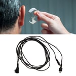 5Pcs 2Pin Sound Aids Receiver Cable Conductive Headphones Ear Wire Box Hearin