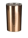 Premier Housewares 1601576 Shine Toothbrush Holder - Rose Gold, 7 x 7 x 12 cm