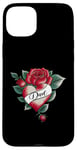 Coque pour iPhone 15 Plus Tatouage cœur rose papa Saint-Valentin assorti famille hommes