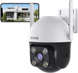 Caméra Surveillance Wifi Extérieure Ch3-360° Camera Ip, 1080P Avec Vision Nocturne Couleur, Audio Bidirectionnel, Détection De Personne & Mouvement Ai, Onvif, Compatible Avec Alexa[CAM07133]