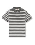 Levi's Men's Slim Housemark Polo Shirt, Fine Lines Dark Shadow Striped, S